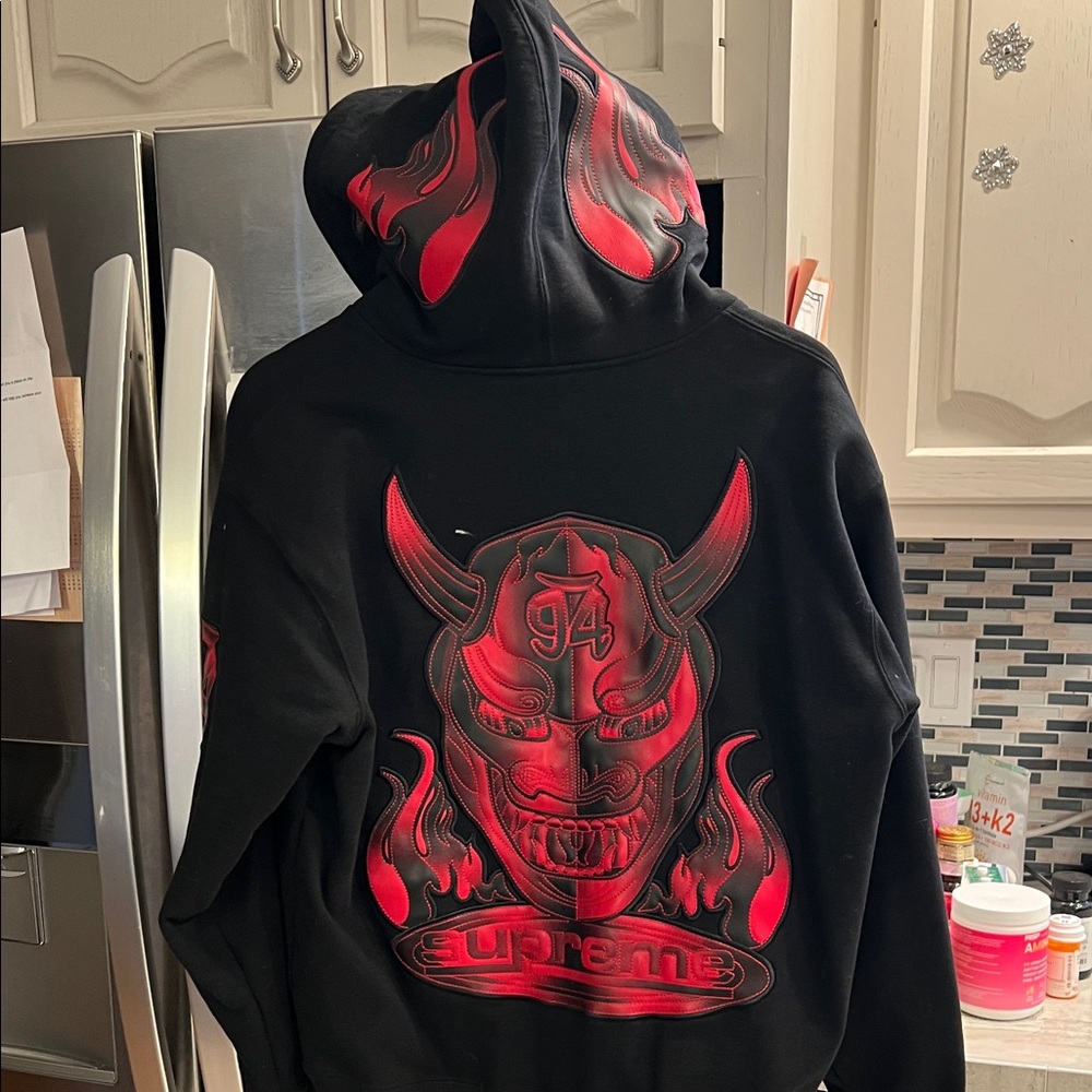 SUPREME DEMON ZIP UP Small RARE - Picture 5 of 7